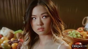 Mona Takes Charge In A Mind-Blowing Reverse Gangbang With Five Partners