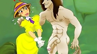 Famous Cartoon Tarzan And Teen Jane In A Hardcore Orgy