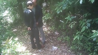 Gay Dads Enjoy Outdoor Blowjob In The Park