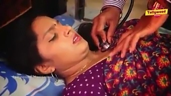 Desi Housewife And Stomach Doctor With Muscular Asian Body