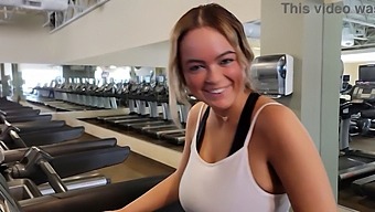 Fitness Enthusiast Alexis Kay'S Big Boobs Get Noticed And Filled With Cum At The Gym