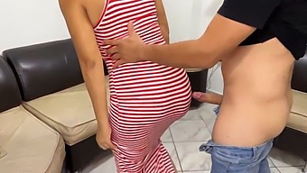 I Love Recording My Stepmom In A Tight Dress And Big Ass In The Kitchen