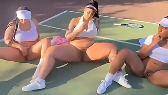 Female Athletes Compete In A Squirt Competition