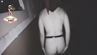 A Hot Video Of An Exhibitionist, Featuring Andy Hot, Who Strips Naked And Gives A Street Blowjob