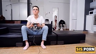 Thin Girl Gets Punished For Annoying Her Stepbrother With Rough Sex