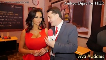 Ava Addams Fondles Her Breasts While Seducing Andrea Diprè In A Sensual Encounter