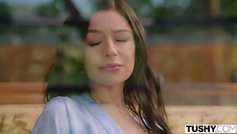Stunning April'S Double Penetration Dream Comes True In Erotic Video