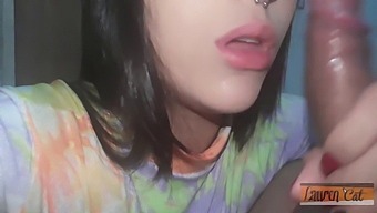Brazilian Brunette Gets Her Mouth Filled With Jizz